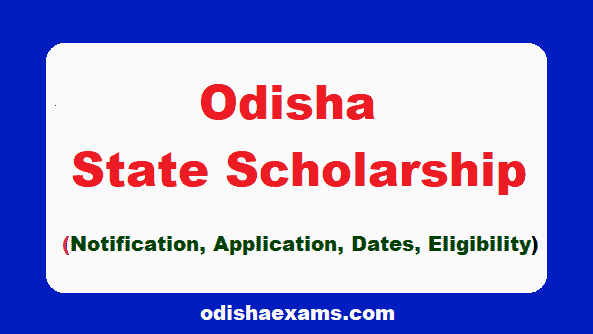 odisha scholarship notification, appllication, date